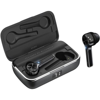 Blitzwolf BW-FYE6 Draadloze Oordopjes - TWS Sport Oortjes True Touch Control Oordopjes Bluetooth 5.0 Wireless Buds Earphones Oortelefoon Zwart Blitzwolf BW-FYE6 Draadloze Oordopjes - TWS Sport Oortjes True Touch Control Oordopjes Bluetooth 5.0 Wireless Buds Earphones Oortelefoon Zwart