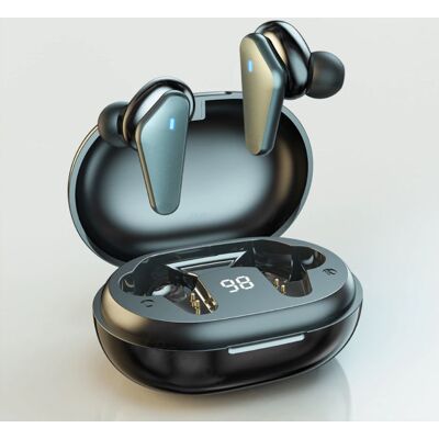 ZNP Draadloze Oortjes - TWS Oordopjes Bluetooth 5.0 Wireless Ear Buds Earphones Oortelefoon Zwart ZNP Draadloze Oortjes - TWS Oordopjes Bluetooth 5.0 Wireless Ear Buds Earphones Oortelefoon Zwart