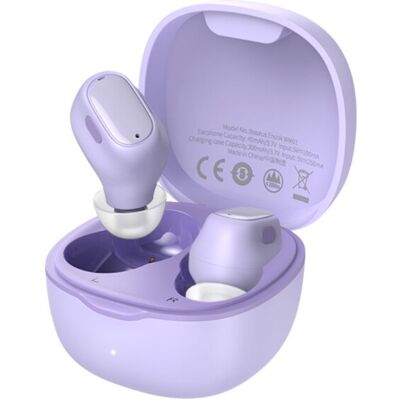 Baseus Encok WM01 Draadloze Oortjes - Touch Control Oordopjes TWS Bluetooth 5.0 Earphones Earbuds Oortelefoon Paars Baseus Encok WM01 Draadloze Oortjes - Touch Control Oordopjes TWS Bluetooth 5.0 Earphones Earbuds Oortelefoon Paars