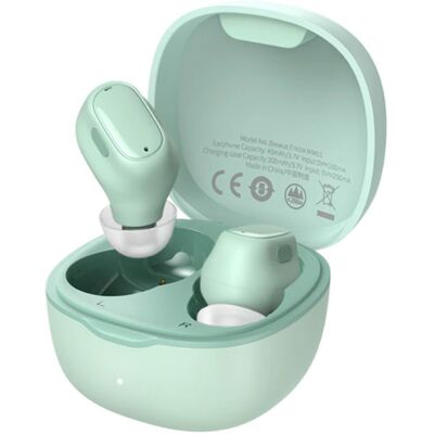 Baseus Encok WM01 Draadloze Oortjes - Touch Control Oordopjes TWS Bluetooth 5.0 Earphones Earbuds Oortelefoon Groen Baseus Encok WM01 Draadloze Oortjes - Touch Control Oordopjes TWS Bluetooth 5.0 Earphones Earbuds Oortelefoon Groen
