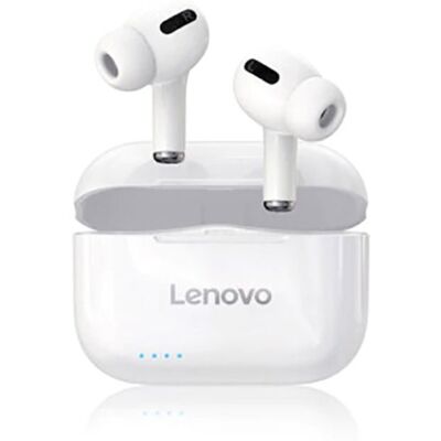 Lenovo LP1S Draadloze Oordopjes - TWS Oortjes Bluetooth 5.0 Wireless Buds Earphones Oortelefoon Wit Lenovo LP1S Draadloze Oordopjes - TWS Oortjes Bluetooth 5.0 Wireless Buds Earphones Oortelefoon Wit