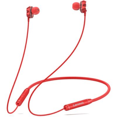 Lenovo HE08 Draadloze Oortjes - Smart Touch Control TWS Oordopjes Bluetooth 5.0 Wireless Buds Oortelefoon Rood Lenovo HE08 Draadloze Oortjes - Smart Touch Control TWS Oordopjes Bluetooth 5.0 Wireless Buds Oortelefoon Rood