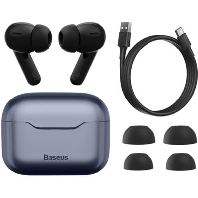 Baseus S1 Draadloze Oortjes - ANC True Touch Control TWS Bluetooth 5.0 Earphones Earbuds Oortelefoon Donkerblauw Baseus S1 Draadloze Oortjes - ANC True Touch Control TWS Bluetooth 5.0 Earphones Earbuds Oortelefoon Donkerblauw