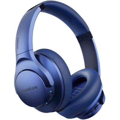ANKER Q20 Draadloze Koptelefoon - Bluetooth 5.0 Wireless Headphones Stereo Studio Blauw ANKER Q20 Draadloze Koptelefoon - Bluetooth 5.0 Wireless Headphones Stereo Studio Blauw