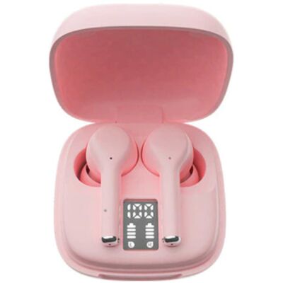 Juessen Draadloze Oortjes - Touch Control Oordopjes TWS Bluetooth 5.0 Earphones Earbuds Oortelefoon Roze Juessen Draadloze Oortjes - Touch Control Oordopjes TWS Bluetooth 5.0 Earphones Earbuds Oortelefoon Roze