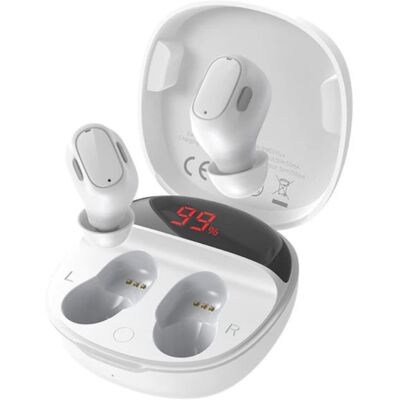 Baseus WM01 Plus Draadloze Oortjes - Touch Control Oordopjes TWS Bluetooth 5.0 Earphones Earbuds Oortelefoon Wit Baseus WM01 Plus Draadloze Oortjes - Touch Control Oordopjes TWS Bluetooth 5.0 Earphones Earbuds Oortelefoon Wit