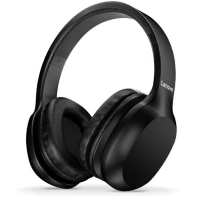 Lenovo HD100 Bluetooth Koptelefoon met AUX Aansluiting - Headset met Microfoon DJ Headphones Zwart Lenovo HD100 Bluetooth Koptelefoon met AUX Aansluiting - Headset met Microfoon DJ Headphones Zwart