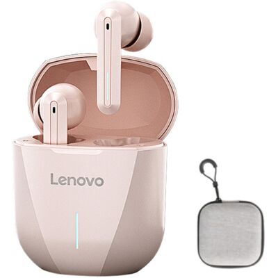 Lenovo XG01 Draadloze Gaming Oortjes met Opbergtasje - Smart Touch Oordopjes TWS Bluetooth 5.0 Earphones Earbuds Oortelefoon Roze Lenovo XG01 Draadloze Gaming Oortjes met Opbergtasje - Smart Touch Oordopjes TWS Bluetooth 5.0 Earphones Earbuds Oortelefoon Roze