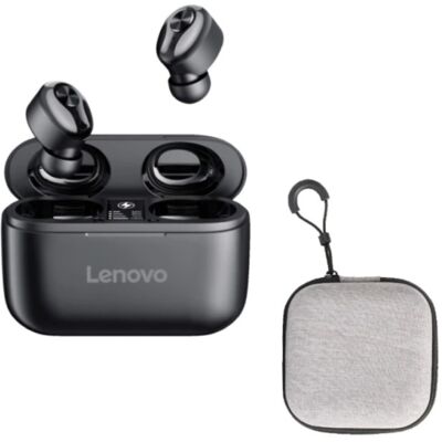 Lenovo HT18 Draadloze Oortjes met Opbergtasje en Ingebouwde Microfoon - Touch Control ANC Oordopjes TWS Bluetooth 5.0 Earphones Earbuds Oortelefoon Zwart Lenovo HT18 Draadloze Oortjes met Opbergtasje en Ingebouwde Microfoon - Touch Control ANC Oordopjes TWS Bluetooth 5.0 Earphones Earbuds Oortelefoon Zwart