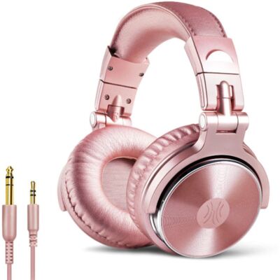 OneOdio Studio Koptelefoon met 6.35mm en 3.5mm AUX Aansluiting - Headset met Microfoon DJ Headphones Roze OneOdio Studio Koptelefoon met 6.35mm en 3.5mm AUX Aansluiting - Headset met Microfoon DJ Headphones Roze