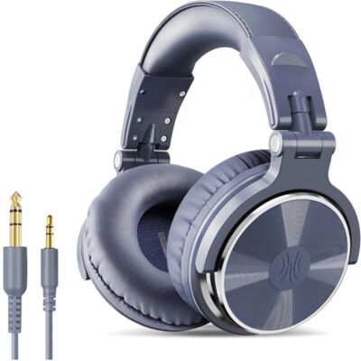 OneOdio Studio Koptelefoon met 6.35mm en 3.5mm AUX Aansluiting - Headset met Microfoon DJ Headphones Paars OneOdio Studio Koptelefoon met 6.35mm en 3.5mm AUX Aansluiting - Headset met Microfoon DJ Headphones Paars