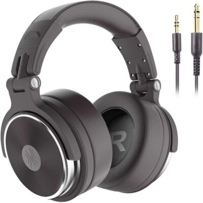 OneOdio Pro Studio Koptelefoon met 6.35mm en 3.5mm AUX Aansluiting - Headset met Microfoon DJ Headphones Bruin OneOdio Pro Studio Koptelefoon met 6.35mm en 3.5mm AUX Aansluiting - Headset met Microfoon DJ Headphones Bruin