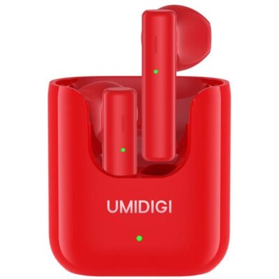 UMIDIGI Airbuds U Draadloze Oortjes met 380mAh Oplaaddoosje - ENC Ruisonderdrukking Touch Control Oordopjes TWS Bluetooth 5.1 Earphones Earbuds Oortelefoon Rood UMIDIGI Airbuds U Draadloze Oortjes met 380mAh Oplaaddoosje - ENC Ruisonderdrukking Touch Control Oordopjes TWS Bluetooth 5.1 Earphones Earbuds Oortelefoon Rood
