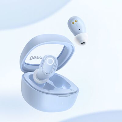 Baseus WM02 Draadloze Oortjes - Touch Control Oordopjes TWS Bluetooth 5.3 Blauw Baseus WM02 Draadloze Oortjes - Touch Control Oordopjes TWS Bluetooth 5.3 Blauw
