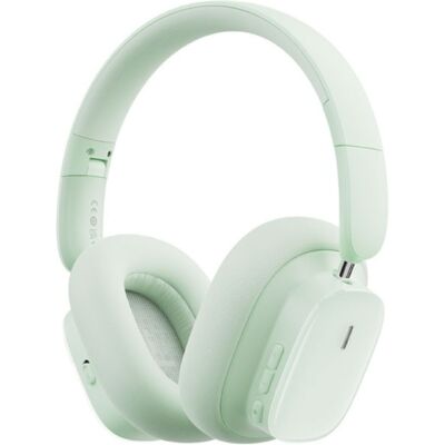 Baseus H1i Draadloze Koptelefoon - ANC Ruisonderdrukking - Bluetooth 5.3 Wireless Headset Groen Baseus H1i Draadloze Koptelefoon - ANC Ruisonderdrukking - Bluetooth 5.3 Wireless Headset Groen