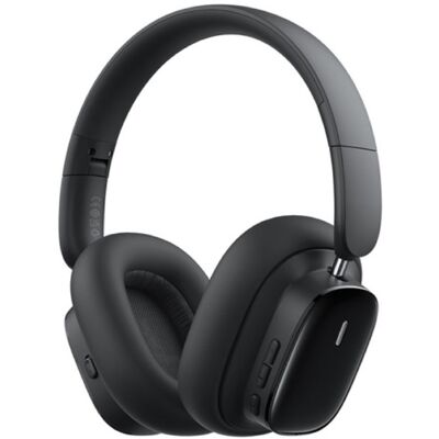 Baseus H1i Draadloze Koptelefoon - ANC Ruisonderdrukking - Bluetooth 5.3 Wireless Headset Zwart Baseus H1i Draadloze Koptelefoon - ANC Ruisonderdrukking - Bluetooth 5.3 Wireless Headset Zwart