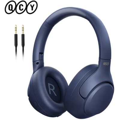 QCY H3 Draadloze Koptelefoon - ANC Bluetooth 5.4 Hi-Res Headset Donkerblauw QCY H3 Draadloze Koptelefoon - ANC Bluetooth 5.4 Hi-Res Headset Donkerblauw