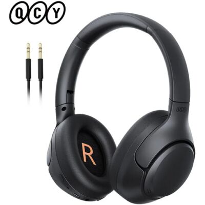 QCY H3 Draadloze Koptelefoon - ANC Bluetooth 5.4 Hi-Res Headset Zwart QCY H3 Draadloze Koptelefoon - ANC Bluetooth 5.4 Hi-Res Headset Zwart