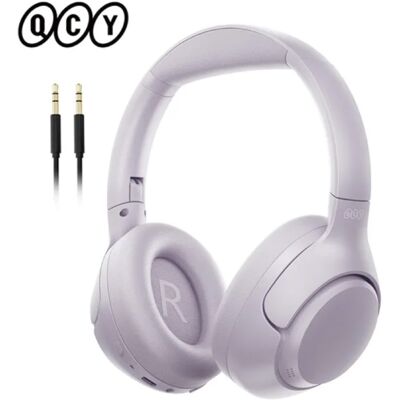 QCY H3 Draadloze Koptelefoon - ANC Bluetooth 5.4 Hi-Res Headset Paars QCY H3 Draadloze Koptelefoon - ANC Bluetooth 5.4 Hi-Res Headset Paars