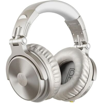 OneOdio Pro-C Draadloze Koptelefoon - 110 Uur Afspeeltijd - Headset met Microfoon DJ Headphones - Beige OneOdio Pro-C Draadloze Koptelefoon - 110 Uur Afspeeltijd - Headset met Microfoon DJ Headphones - Beige