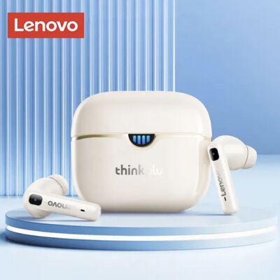 Lenovo Thinkplus LP15 Draadloze Oortjes - 300mAh Bluetooth 5.3 Oordopjes TWS - Wit Lenovo Thinkplus LP15 Draadloze Oortjes - 300mAh Bluetooth 5.3 Oordopjes TWS - Wit