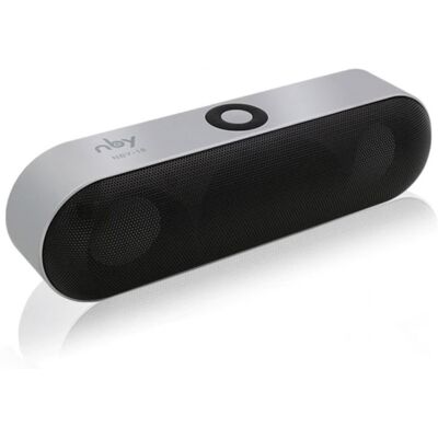 NBY-18 Mini Draadloze Soundbar Luidspreker Wireless Speaker Box Bluetooth 3.0 Zilver NBY-18 Mini Draadloze Soundbar Luidspreker Wireless Speaker Box Bluetooth 3.0 Zilver