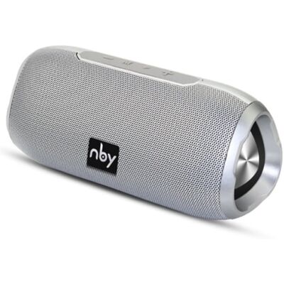 NBY Draadloze Luidspreker Externe Speaker Wireless Bluetooth 4.2 Speaker Soundbar Box Zilver NBY Draadloze Luidspreker Externe Speaker Wireless Bluetooth 4.2 Speaker Soundbar Box Zilver