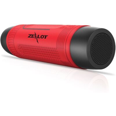 Zealot S1 Draadloze Luidspreker met Zaklamp voor Fiets - Soundbar Wireless Bluetooth 5.0 Speaker Box Rood Zealot S1 Draadloze Luidspreker met Zaklamp voor Fiets - Soundbar Wireless Bluetooth 5.0 Speaker Box Rood