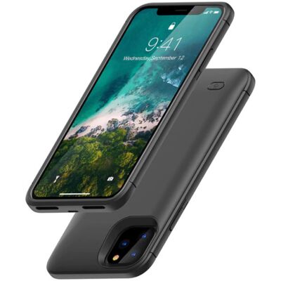 Stuff Certified® iPhone 11 Pro 4000mAh Slim Powercase Powerbank Oplader Batterij Cover Case Hoesje Zwart Stuff Certified® iPhone 11 Pro 4000mAh Slim Powercase Powerbank Oplader Batterij Cover Case Hoesje Zwart