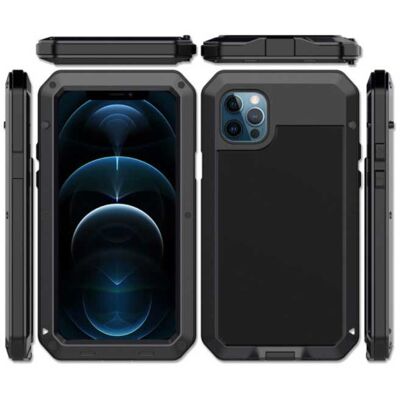 R-JUST iPhone 6S Plus 360° Full Body Case Tank Hoesje + Screenprotector - Shockproof Cover Metaal Zwart R-JUST iPhone 6S Plus 360° Full Body Case Tank Hoesje + Screenprotector - Shockproof Cover Metaal Zwart
