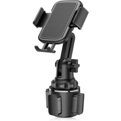 SKSK Universele Telefoonhouder Auto met Bekerhouder Standaard - Afstelbare Telefoon Holder Mount Zwart SKSK Universele Telefoonhouder Auto met Bekerhouder Standaard - Afstelbare Telefoon Holder Mount Zwart