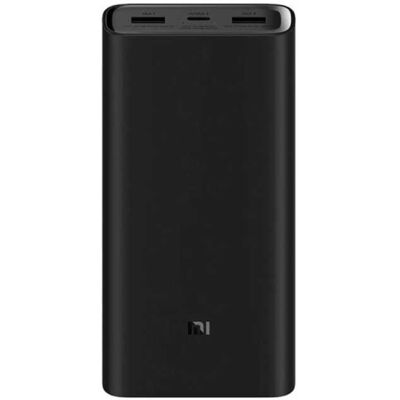 Xiaomi Mi Powerbank 3 - 20.000mAh - 3 Poorten - USB / Type C Externe Noodaccu Batterij Oplader Charger Zwart Xiaomi Mi Powerbank 3 - 20.000mAh - 3 Poorten - USB / Type C Externe Noodaccu Batterij Oplader Charger Zwart