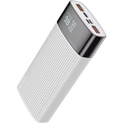 Kuulaa Powerbank 20.000mAh - QC/PD 3.0 met 3 Oplaadpoorten - Noodaccu Batterij Oplader - Wit Kuulaa Powerbank 20.000mAh - QC/PD 3.0 met 3 Oplaadpoorten - Noodaccu Batterij Oplader - Wit