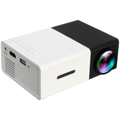 Salange YG300 LED Projector - Mini Beamer Home Media Speler Zwart Salange YG300 LED Projector - Mini Beamer Home Media Speler Zwart