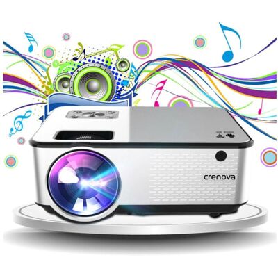 CRENOVA C9 LED Projector - Beamer Home Media Speler CRENOVA C9 LED Projector - Beamer Home Media Speler