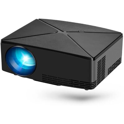 AUN C80 LED Projector - Mini Beamer Home Media Speler Zwart AUN C80 LED Projector - Mini Beamer Home Media Speler Zwart
