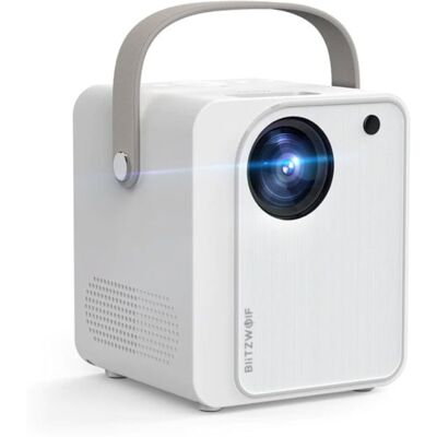 Blitzwolf BW-VP7 Mini LCD Projector met Speaker - Mini Beamer Home Media Speler - 5000 Lumen - Wit Blitzwolf BW-VP7 Mini LCD Projector met Speaker - Mini Beamer Home Media Speler - 5000 Lumen - Wit