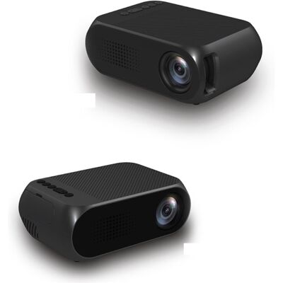 Veidadz YG320 Mini LED Projector - Scherm Beamer Home Media Speler Zwart Veidadz YG320 Mini LED Projector - Scherm Beamer Home Media Speler Zwart