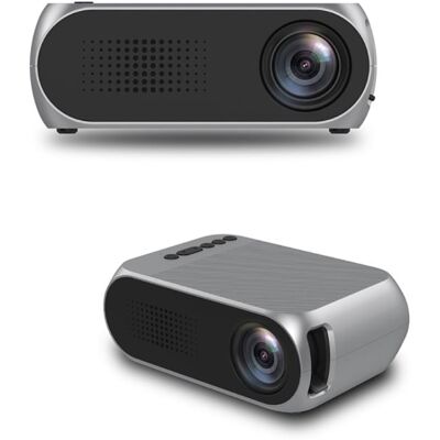 Veidadz YG320 Mini LED Projector - Scherm Beamer Home Media Speler Zilver Veidadz YG320 Mini LED Projector - Scherm Beamer Home Media Speler Zilver