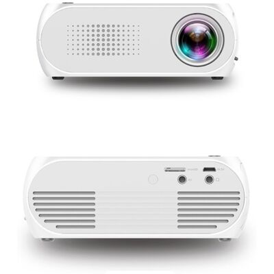 Veidadz YG320 Mini LED Projector - Scherm Beamer Home Media Speler Wit Veidadz YG320 Mini LED Projector - Scherm Beamer Home Media Speler Wit