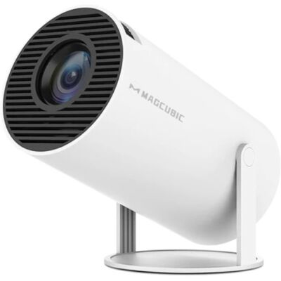 Magcubic HY300 Draagbare Projector - 200 ANSI Lumen - Android 11 Beamer Home Media Speler Wit Magcubic HY300 Draagbare Projector - 200 ANSI Lumen - Android 11 Beamer Home Media Speler Wit