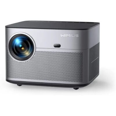 Wimius P64 Projector - 500 ANSI Lumen - Android Beamer Home Media Speler Zilver Wimius P64 Projector - 500 ANSI Lumen - Android Beamer Home Media Speler Zilver