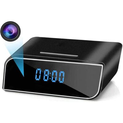 XUECUS Alarm Klok met Camera en WiFi - Draadloze Smart Home Security Night Vision XUECUS Alarm Klok met Camera en WiFi - Draadloze Smart Home Security Night Vision