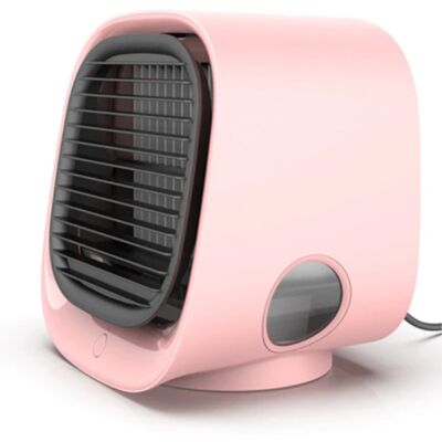 Stuff Certified® Draagbare Airconditioner - Water Koeling - Mini Ventilator/Luchtkoeler Roze Stuff Certified® Draagbare Airconditioner - Water Koeling - Mini Ventilator/Luchtkoeler Roze