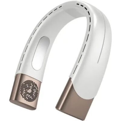 Stuff Certified® Elektrische Nek Ventilator - USB Oplaadbaar - Draagbare Hals Bladloze Koelventilator - Wit Stuff Certified® Elektrische Nek Ventilator - USB Oplaadbaar - Draagbare Hals Bladloze Koelventilator - Wit