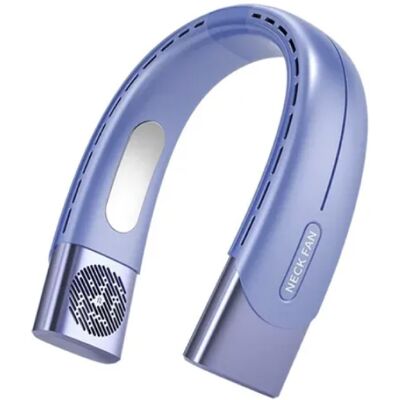 Stuff Certified® Elektrische Nek Ventilator - USB Oplaadbaar - Draagbare Hals Bladloze Koelventilator - Blauw Stuff Certified® Elektrische Nek Ventilator - USB Oplaadbaar - Draagbare Hals Bladloze Koelventilator - Blauw