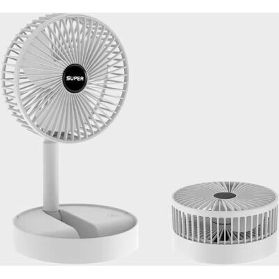 Super Mini Bureau Ventilator - Opvouwbaar Koelventilator Energiebesparend - Wit Super Mini Bureau Ventilator - Opvouwbaar Koelventilator Energiebesparend - Wit