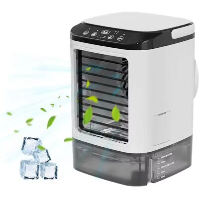 RUDECK Draagbare Air Conditoner - Mini USB Luchtkoeler - 900ml Watertank - Wit RUDECK Draagbare Air Conditoner - Mini USB Luchtkoeler - 900ml Watertank - Wit