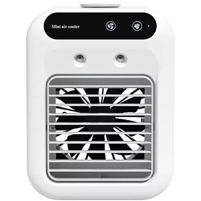 BALASHOV Draagbare Air Conditoner Ventilator - Mini USB Luchtkoeler - 500ml Watertank - Wit BALASHOV Draagbare Air Conditoner Ventilator - Mini USB Luchtkoeler - 500ml Watertank - Wit