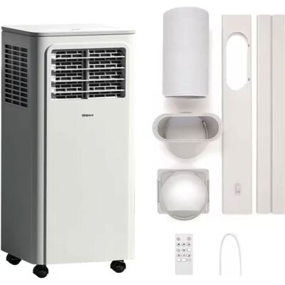 Shinco 7000 BTU Draagbare Air Conditoner met Afzuig Slang - Luchtkoeler Ventilator - Wit Shinco 7000 BTU Draagbare Air Conditoner met Afzuig Slang - Luchtkoeler Ventilator - Wit